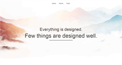 Desktop Screenshot of everythingisdesigned.com